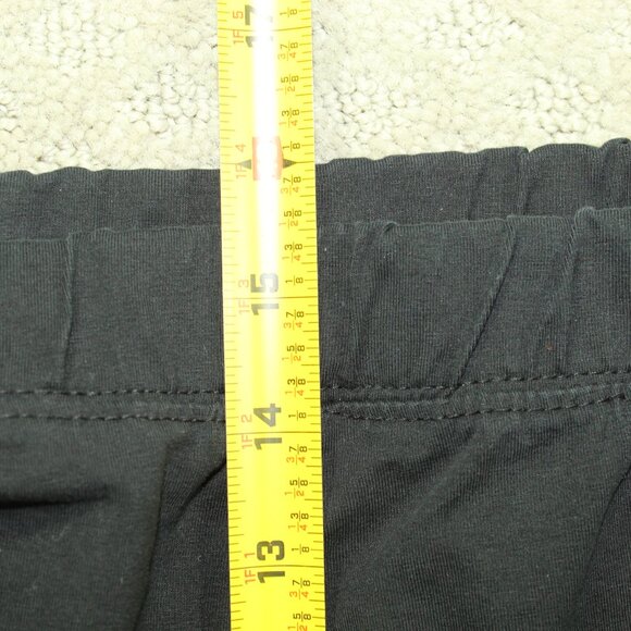 Catherines Plus Suprema Black Cotton Straight Leg Pockets Pants 5X, 34/36W - Picture 6 of 7